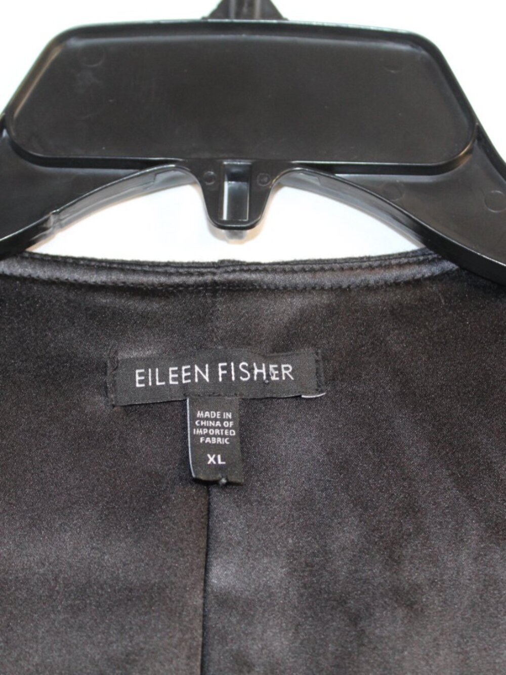Eileen Fisher womens gray wool vest size XL silk lined adjustable waist buttoned - Picture 3 of 10